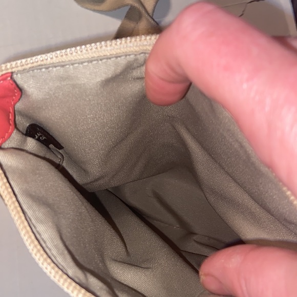 Tan and burnt orange Coach crossbody bag. - Picture 10 of 12